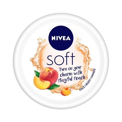 Nivea Moisturiser Light Soft Creme Playful Peach